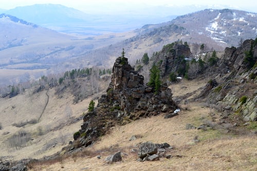 Вид с горы Бабырган