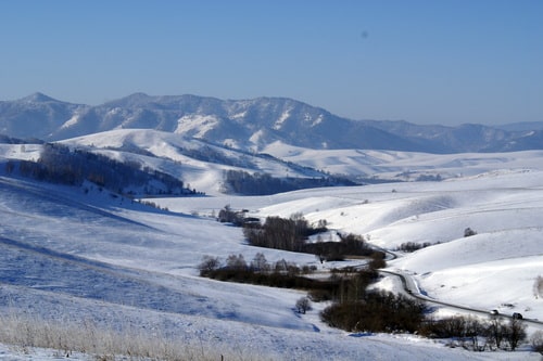 Бирюксинский перевал зимой